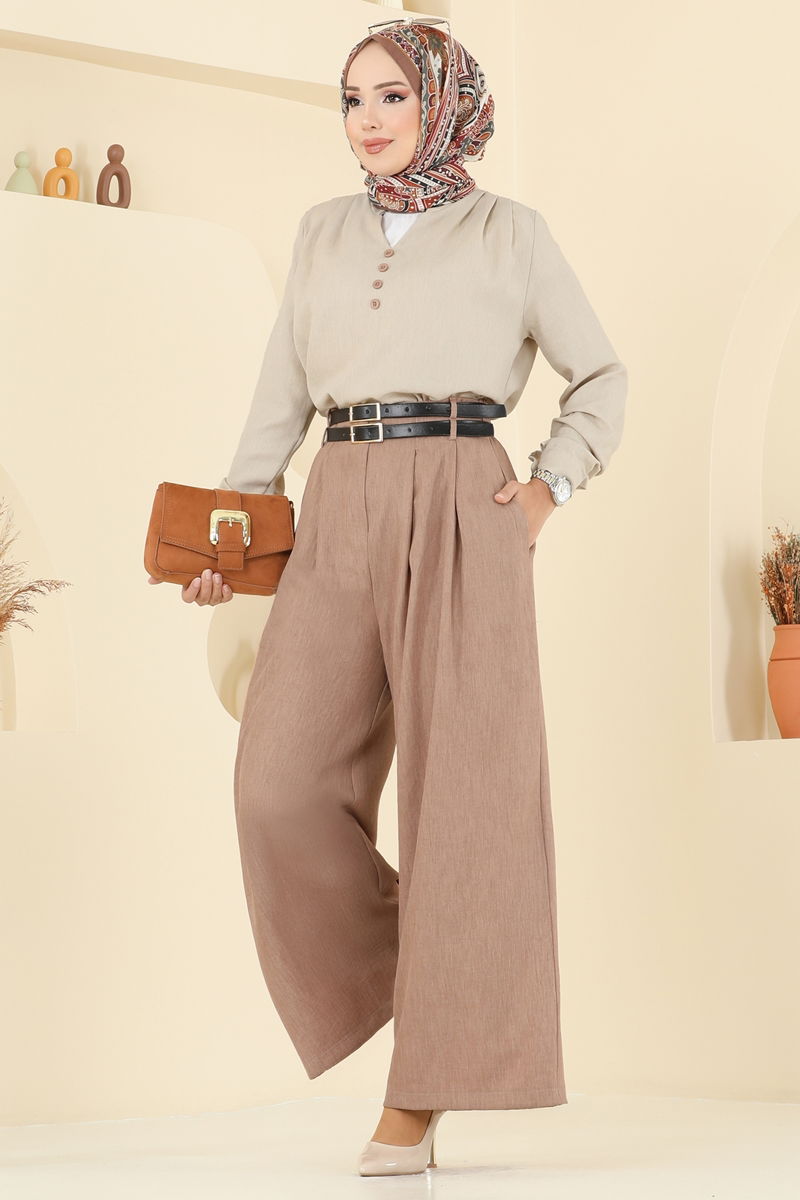 طقم لون الحجر المنك الغامق 2006FON792-MS