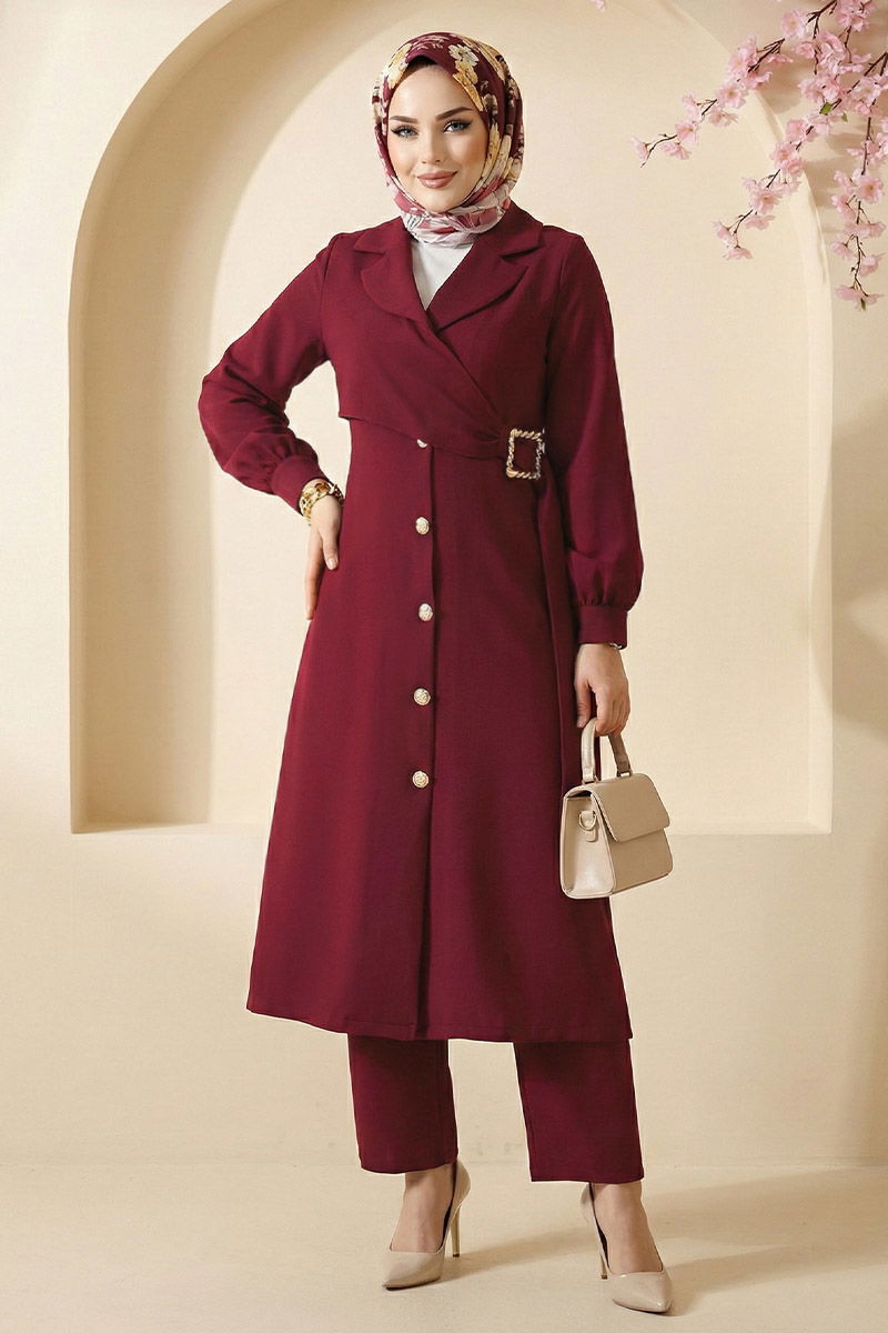 Combined 2030FON792-MS Burgundy