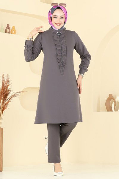 U.K.B. - طقم رمادي غامق 23020UKB139-MS