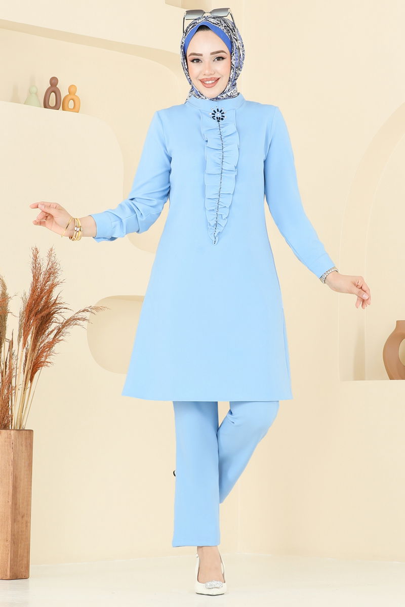 طقم أزرق فاتح 23020UKB139-MS