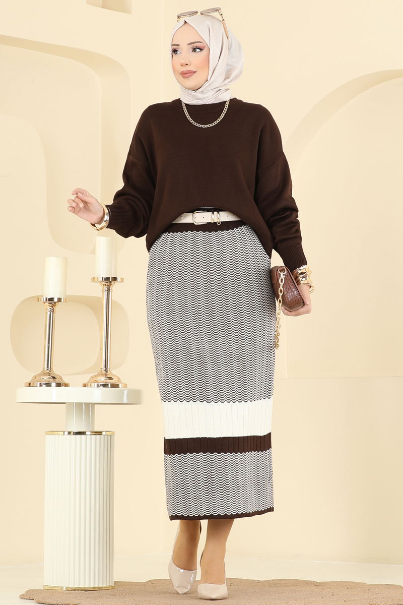 طقم بني 2360KLB1050-MS