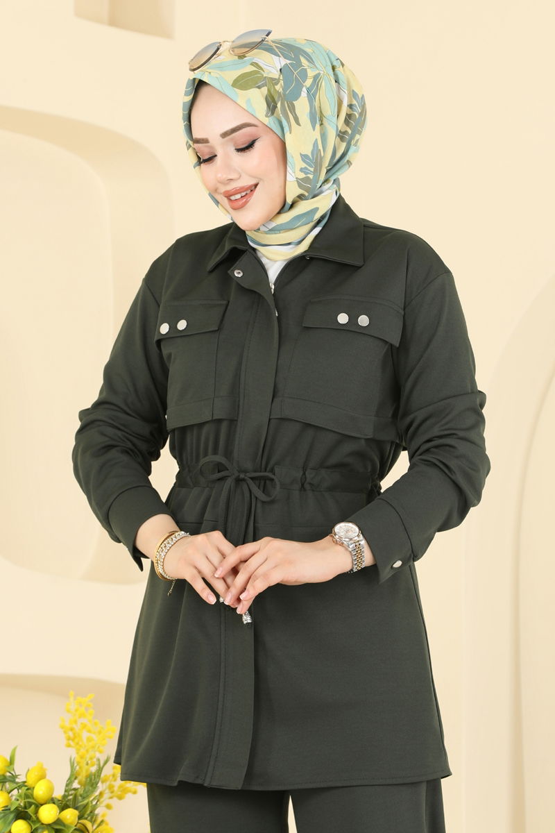 طقم اخضر عفني 24005UKB139-MS