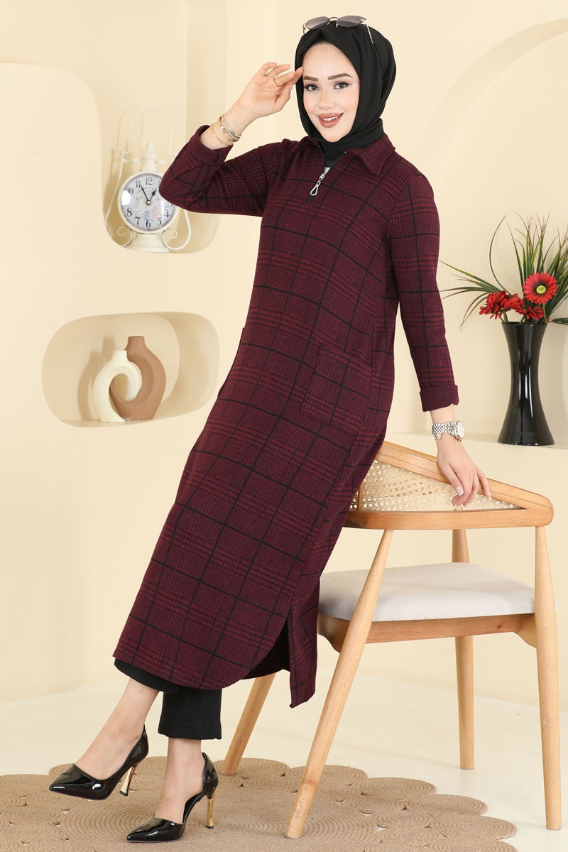 Combined 24010UKB139-MS Burgundy