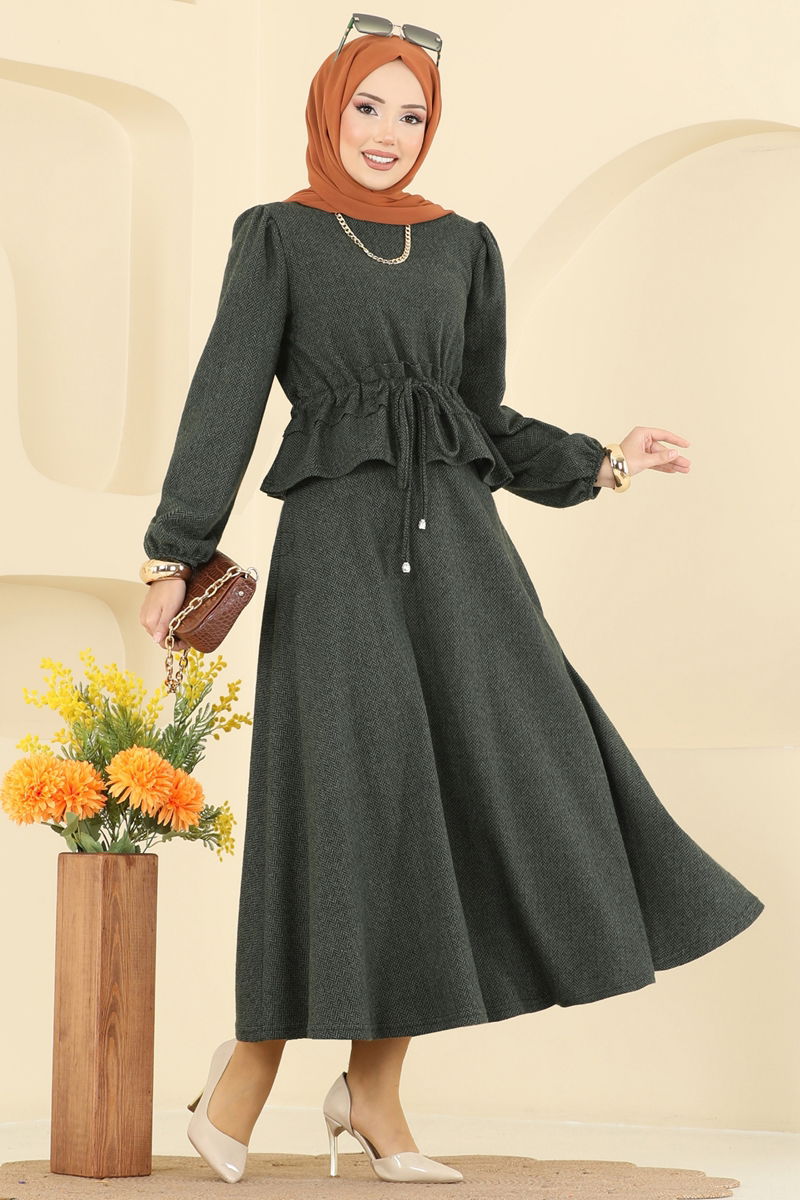 طقم اخضر عفني 24080UKBK1160-MS