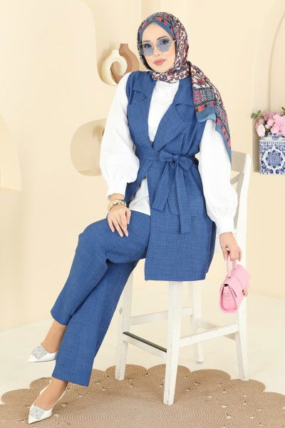 H.B.S. - طقم ازرق 2456HBS856-MS