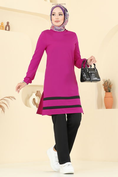 S.L. - Combined 2516SL432-MS Fuchsia & Black - 392527