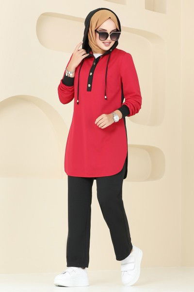 S.L. - Combined 2546SL432-MS Red & Black