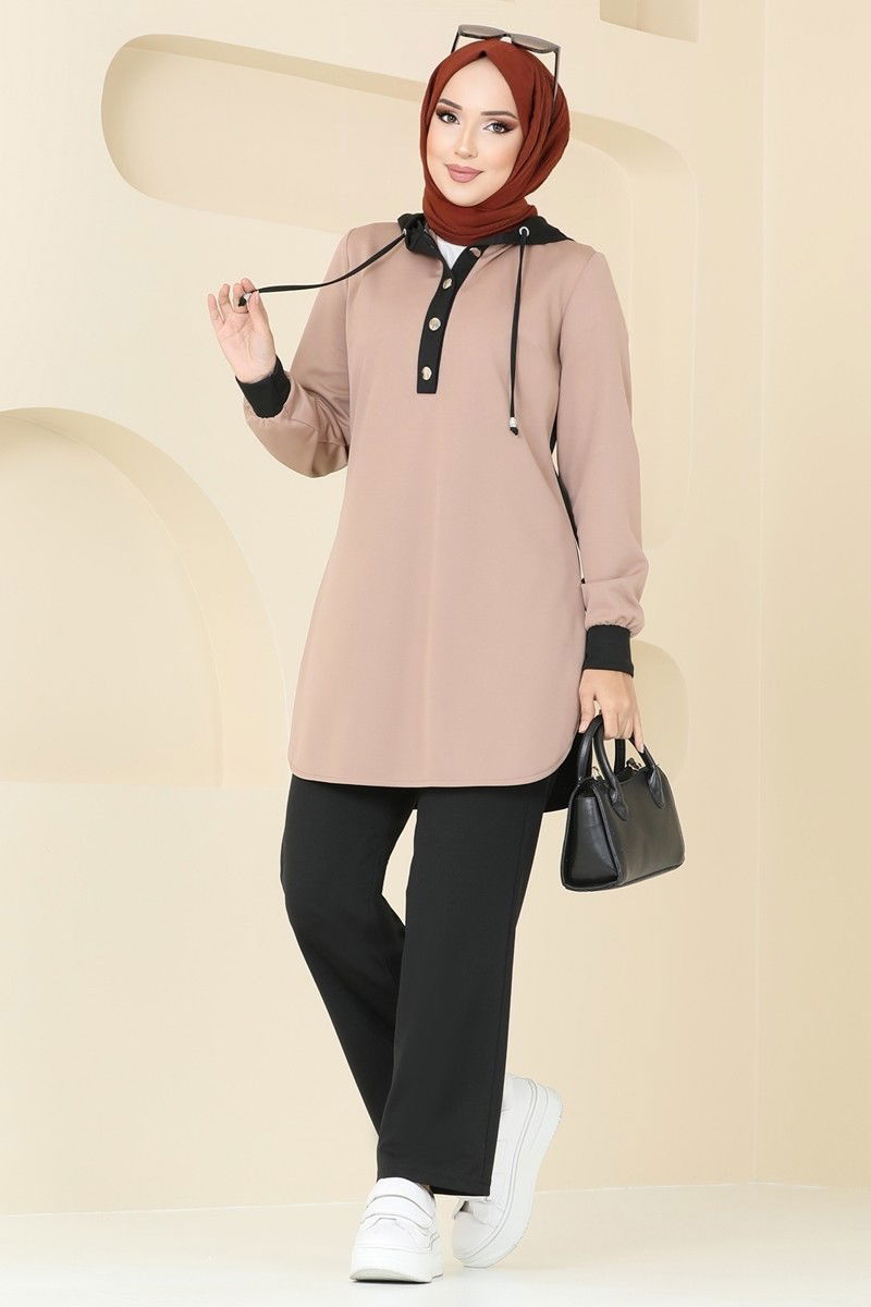 طقم بيج وأسود 2546SL432-MS