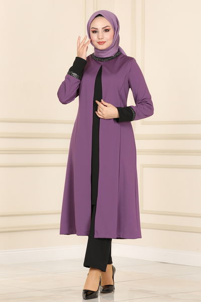 A.S.M.K. - Combined 2550ASMK1074-MS Lilac & Black - 388699