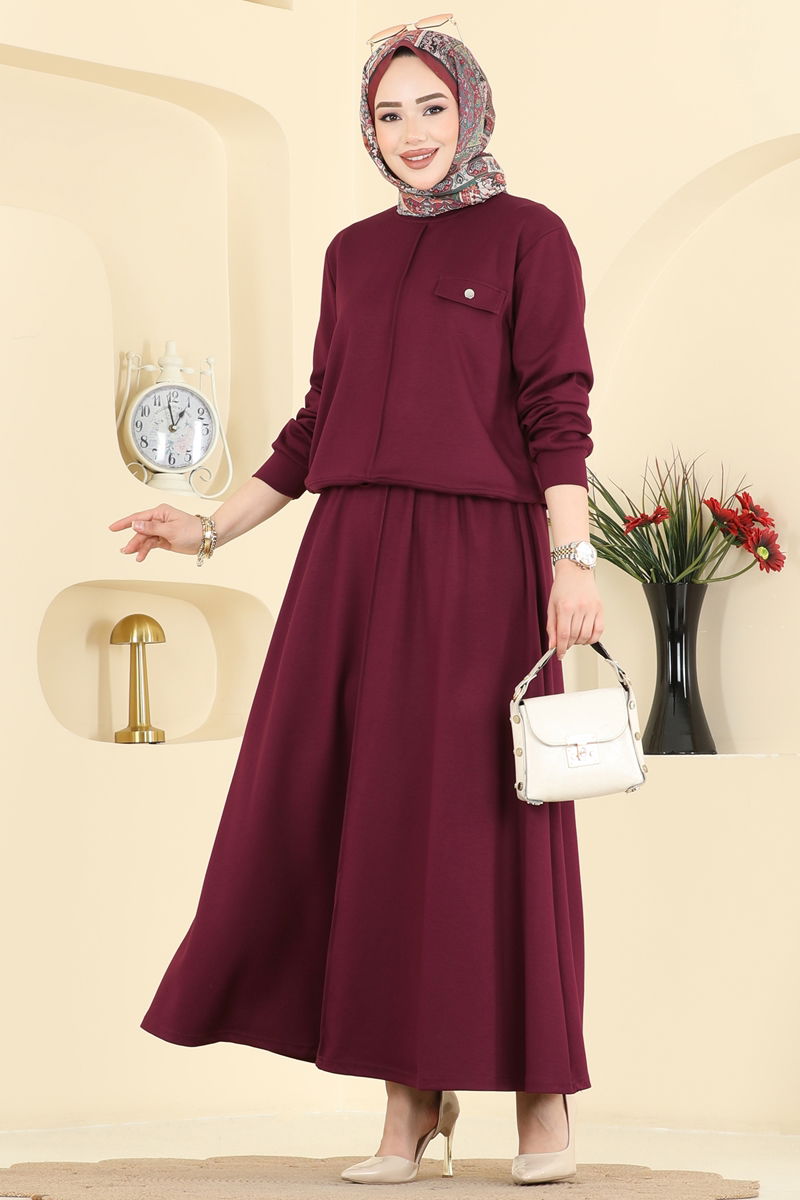 Combined 2605TPK1167-MS Burgundy