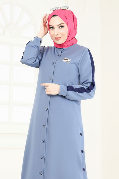 S.L. - Combined 2608SL432-MS Baby Blue & Navy Blue - 367829