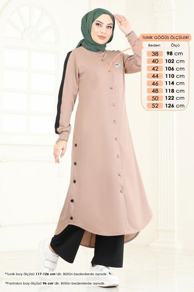 S.L. - طقم بيج وأسود 2608SL432-MS