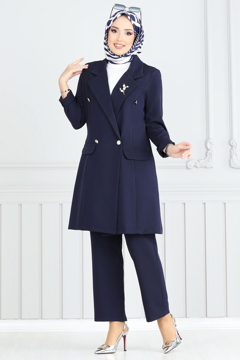 Combined 2626SL432-MS Navy Blue