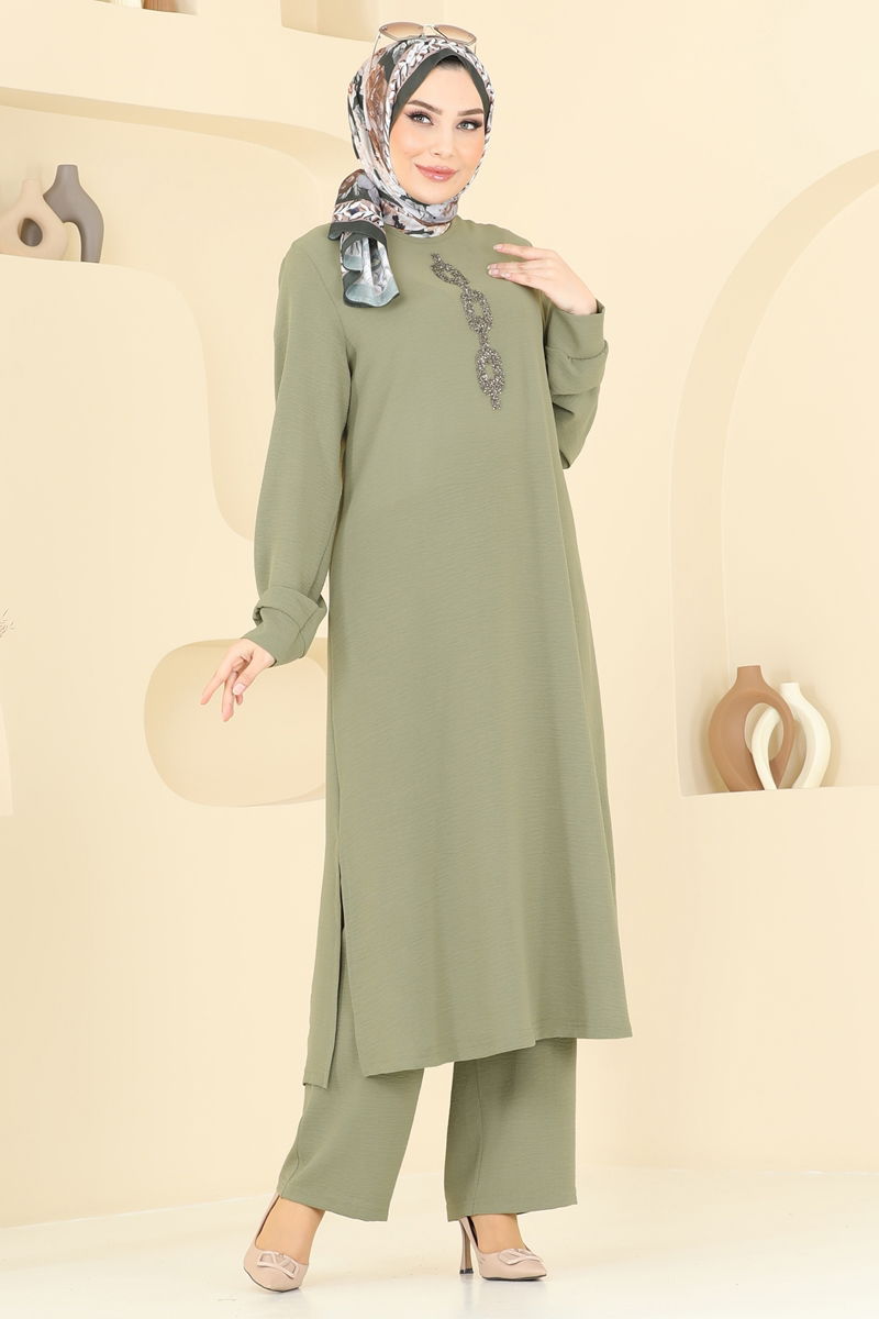 طقم أخضر عشبي 2627SL432-MS