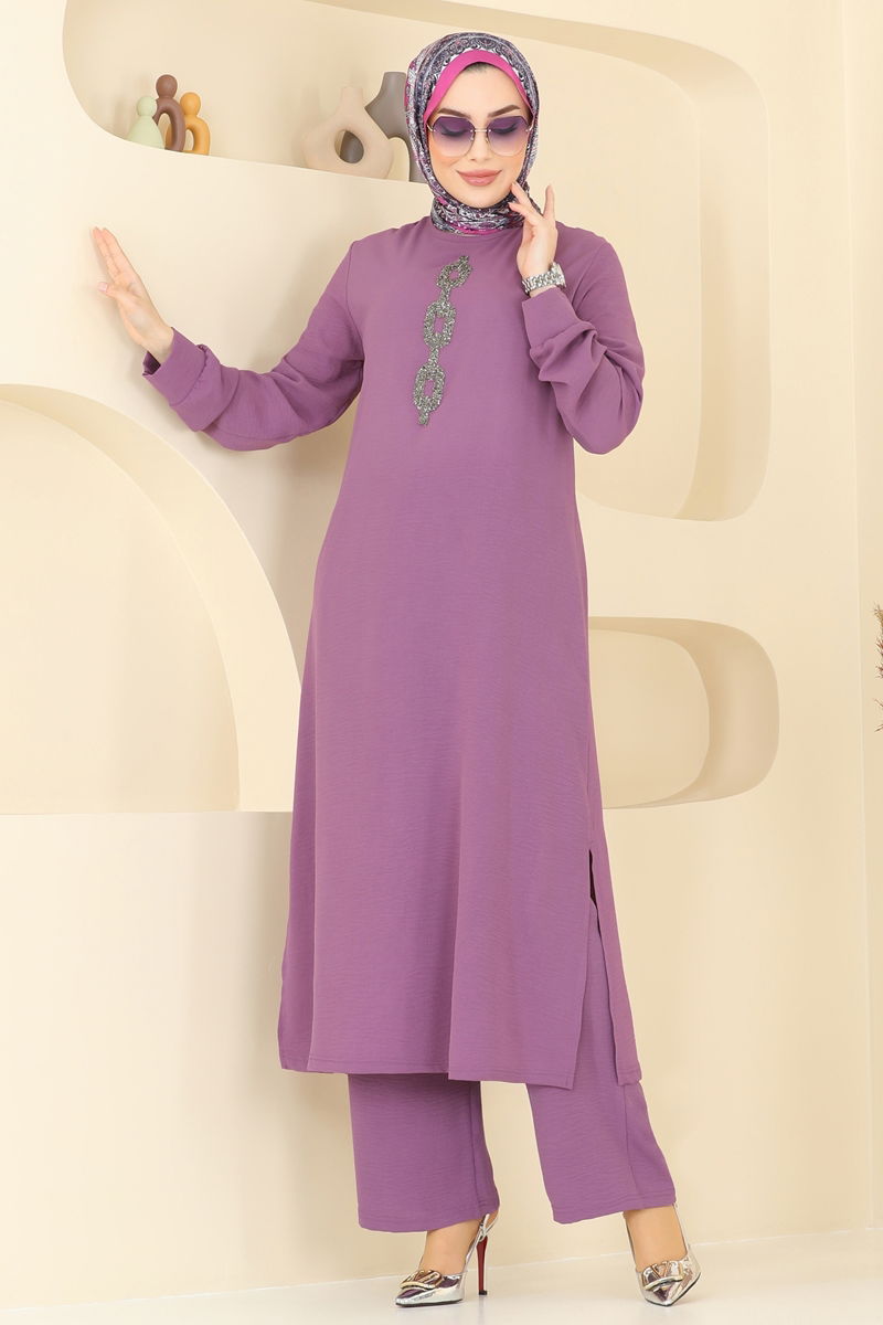 طقم وردي غامق 2627SL432-MS