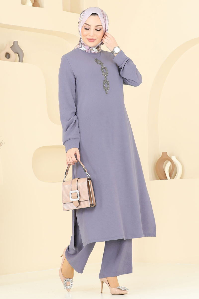 طقم رمادي 2627SL432-MS