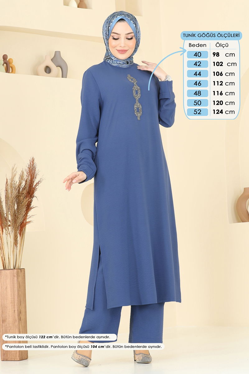 طقم ازرق 2627SL432-MS