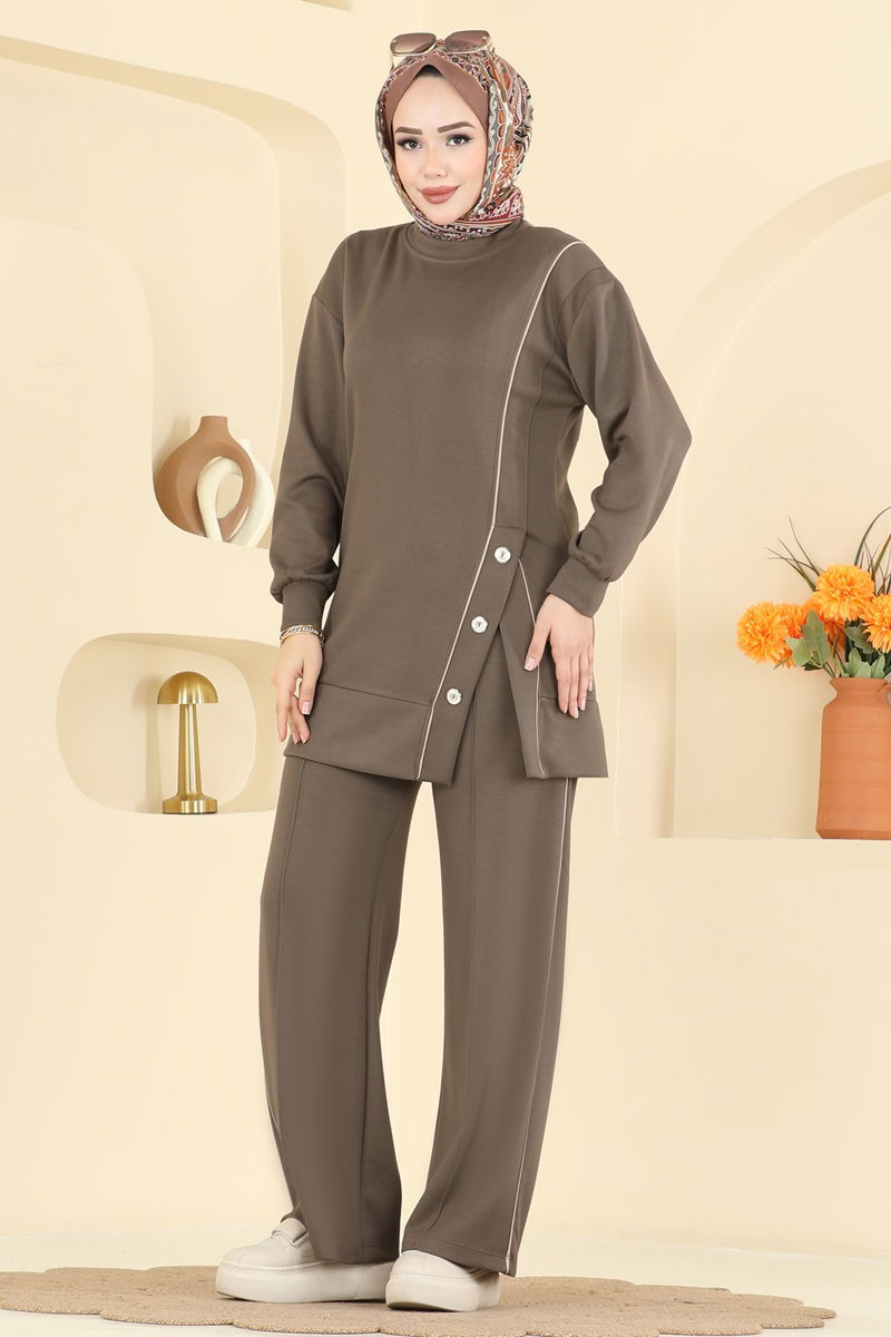 طقم بيج غامق 2644MSZ1172-MS