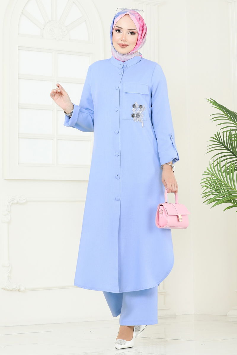 طقم أزرق فاتح 2686SL432-MS