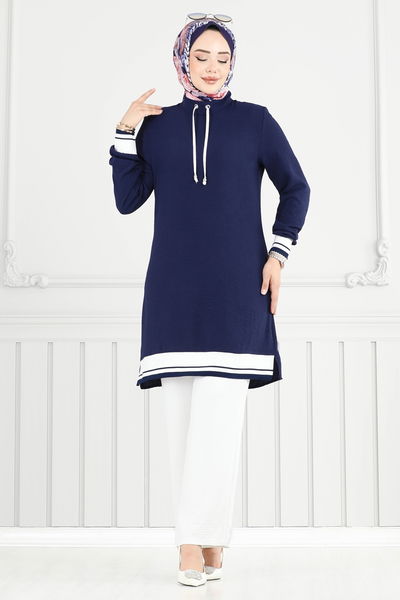 S.L. - Combined 2688SL432-MS Navy Blue&Ecru - 369428