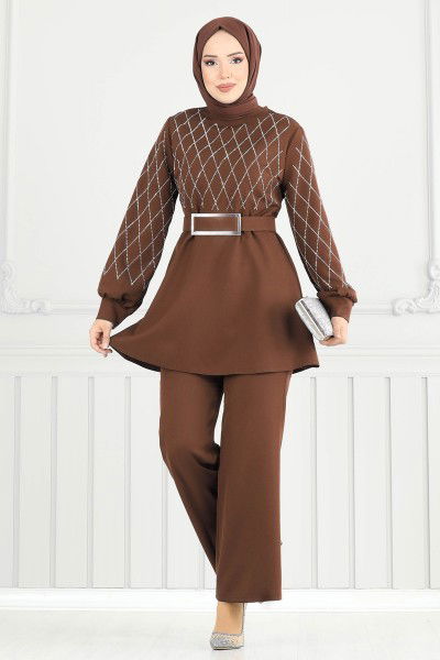 S.L. - طقم بني 2691SL432-MS