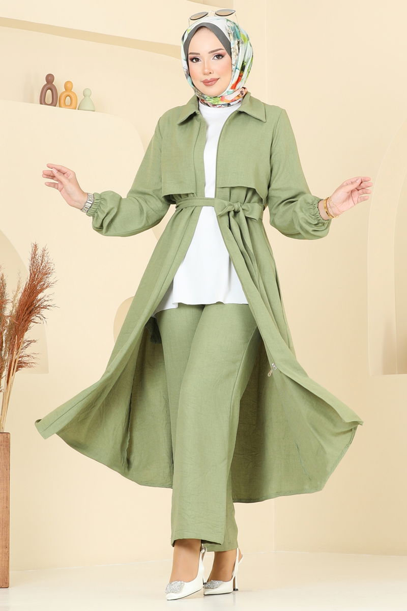 طقم أخضر عشبي 2692SL432-MS