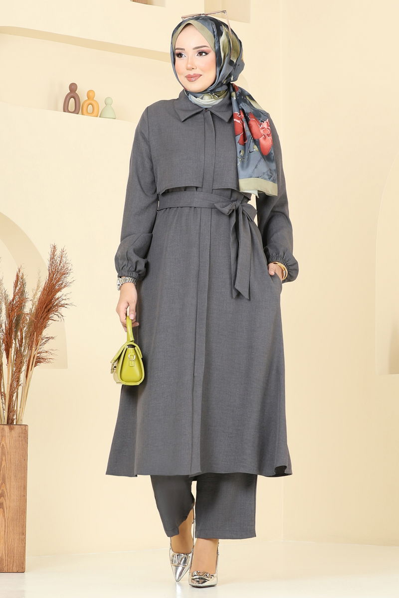 طقم رمادي غامق 2692SL432-MS