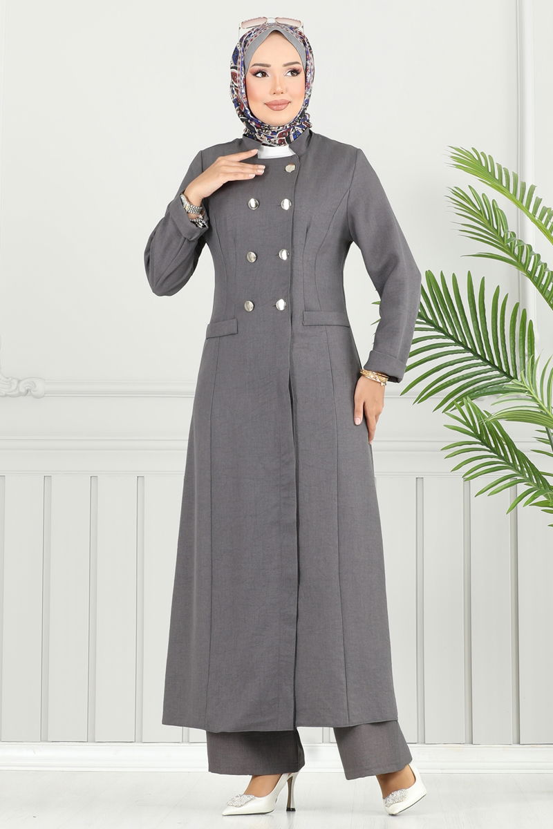 طقم رمادي غامق 2701SL432-MS