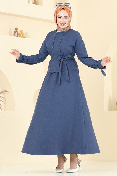 S.L. - Combined 2704SL432-MS Dark Indigo