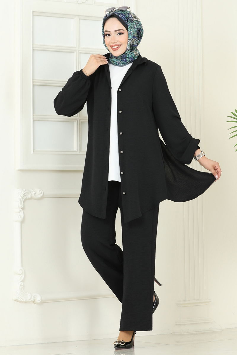 طقم أسود 2717SL432-MS