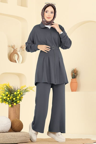 A.Y.D. - طقم رمادي غامق 2722AYD574-MS - 402473