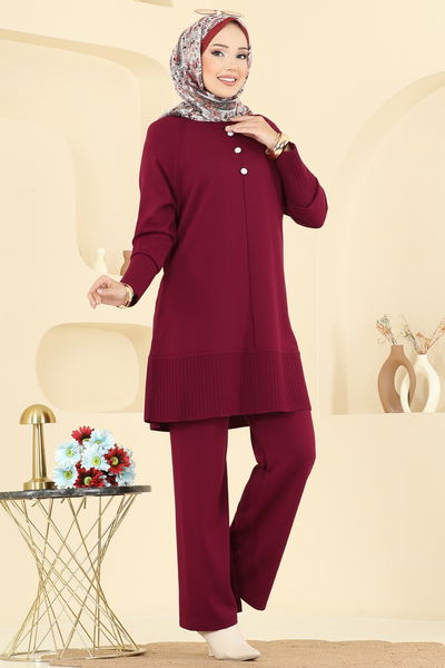 A.Y.D. - طقم خمري 2723AYD574-MS - 402282