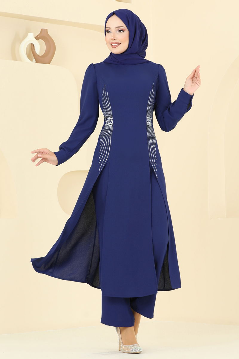 Combined 2723SL432-MS Navy Blue