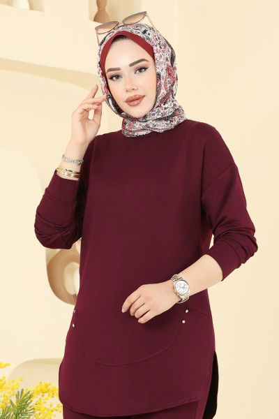 A.Y.D. - طقم خمري 2728AYD574-MS