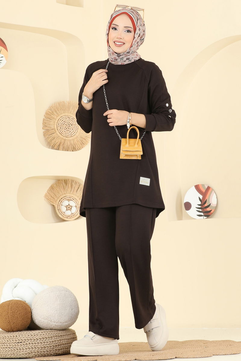 طقم بني 2731AYD574-MS