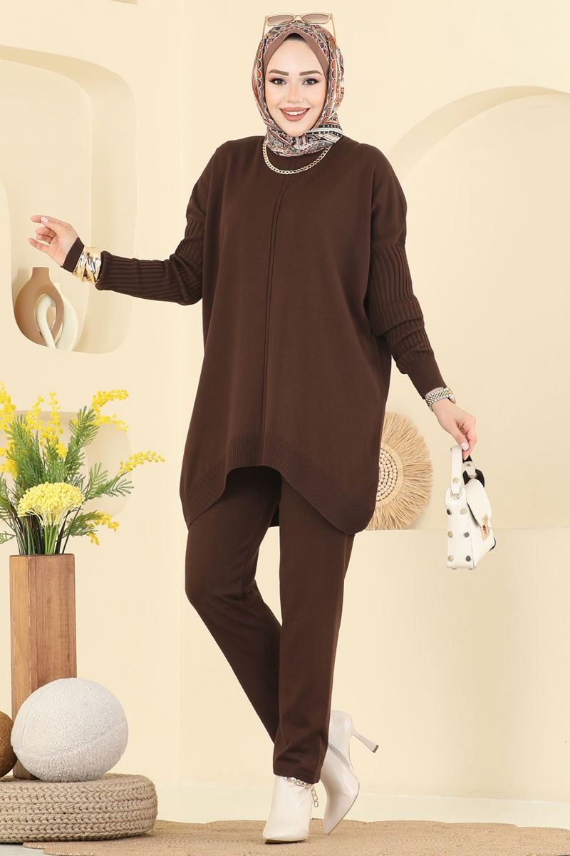 طقم بني 2737AYD574-MS