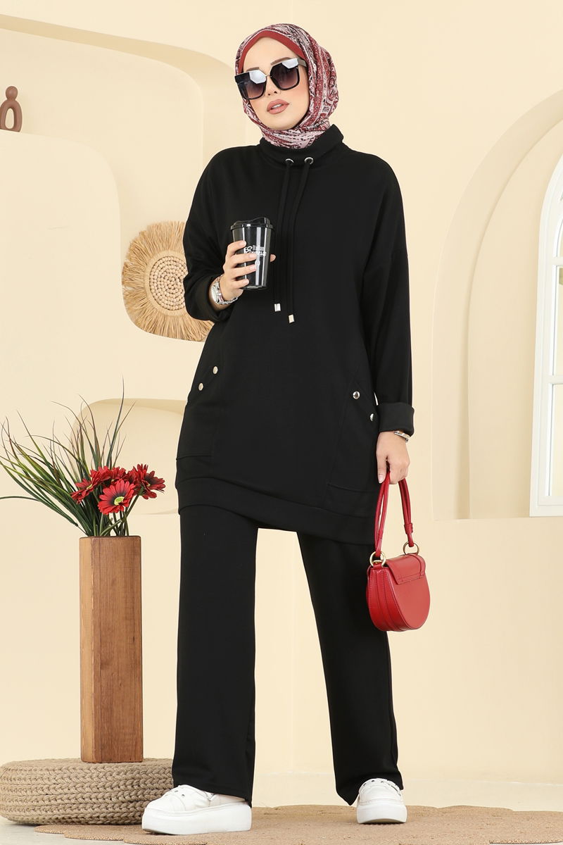 طقم أسود 2742AYD574-MS