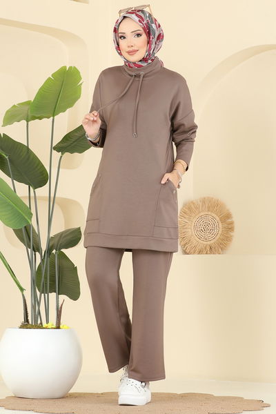 A.Y.D. - طقم بيج غامق 2742AYD574-MS - 413845