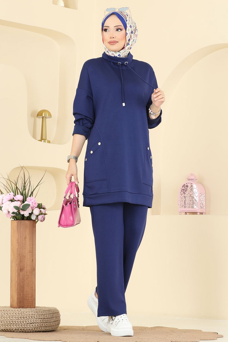 Combined 2742AYD574-MS Navy Blue