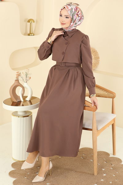 S.L. - طقم بيج غامق 2745SL432-MS - 407240