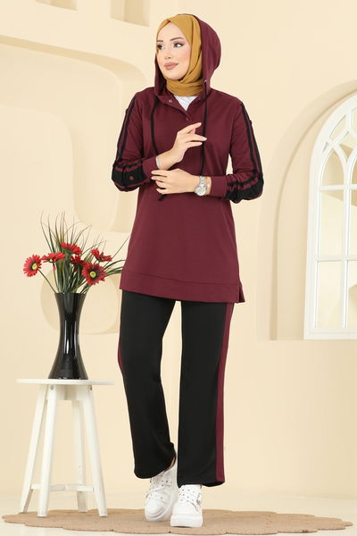 S.L. - طقم خمري و أسود 2751SL432-MS - 415739