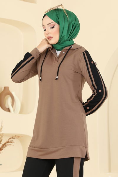 S.L. - طقم بيج غامق واسود 2751SL432-MS - 415746