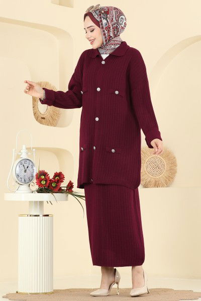 A.Y.D. - Combined 2756AYD574-MS Burgundy