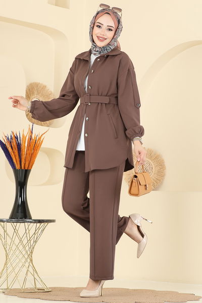 S.L. - طقم بيج غامق 2757SL432-MS - 414119