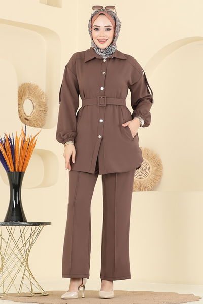 S.L. - طقم بيج غامق 2757SL432-MS - 414120