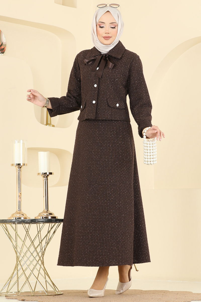 طقم بني 2759SL432-MS