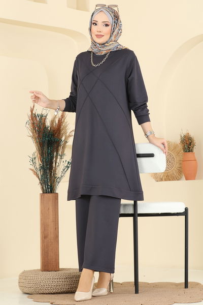 A.Y.D. - طقم رمادي غامق 2762AYD574-MS - 412835