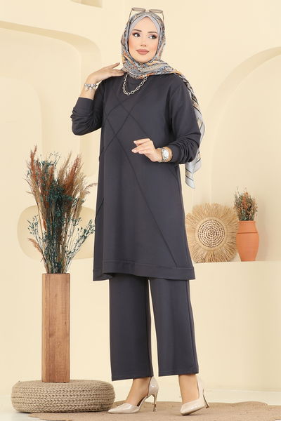 A.Y.D. - طقم رمادي غامق 2762AYD574-MS - 412837