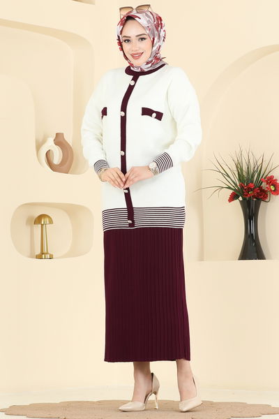 A.Y.D. - طقم خمري 2765AYD574-MS - 417763