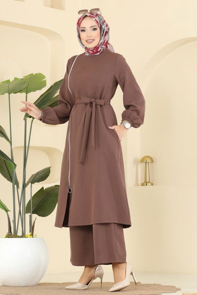 S.L. - طقم بيج غامق 2767SL432-MS